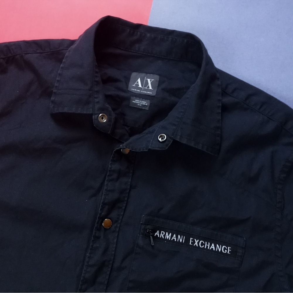 Armani Exchange Dark Men's Casual Shirt